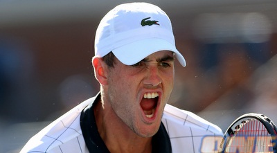 ג´ון איסנר. חוגג זכייה (GettyImages)