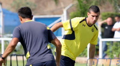 איתן טיבי במהלך האימון הראשון בצהוב (ליאור טימור) איתן טיבי במהלך האימון הראשון בצהוב (ליאור טימור)