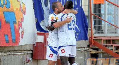 וואסי ולוזון חיוגגים (יניב גונן)