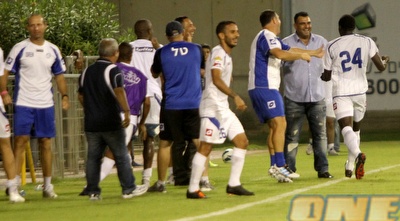 סביטי ליפניה חוגג את השער השלישי של קבוצתו (חגי ניזרי) סביטי ליפניה חוגג את השער השלישי של קבוצתו (חגי ניזרי)