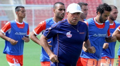 קלמי סבן באימון. ב&qout;ש קיבלה ביטחון (יניב גונן)