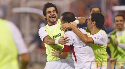 שחקני ירדן בטירוף לאחר הניצחון