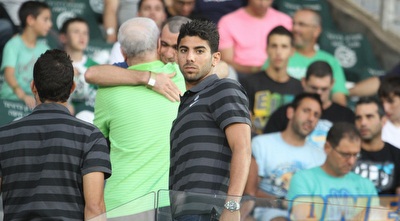 לירוי צעירי מתרגל לאצטדיון החדש שלו (עמית מצפה)