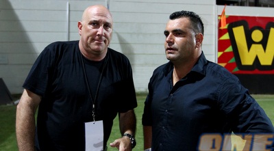 קורצקי ועזגד. עוזר המאמן: &qout;מקווה שההנהלה תחזק אותנו בשחקנים&qout; (שי לוי)