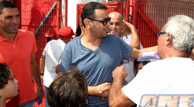 ניצן שירזי באימון. ישמש כמנהל מקצועי (שי לוי)