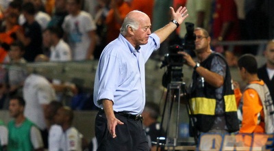 דרור קשטן עצבני בסיום המשחק (שי לוי)