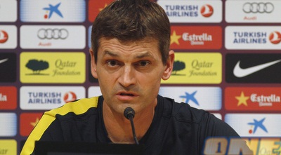 טיטו וילאנובה במסיבת העיתונאים (רויטרס)