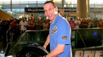 דייויד בלאט. מקווה למאזן 0:3 בבתים (משה חרמון)