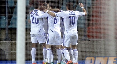 החגיגה של נבחרת ישראל. תימשך ביום שלישי? (רויטרס)