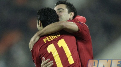 צ´אבי ופדרו. דל בוסקה רוצה עוד תואר (רויטרס)