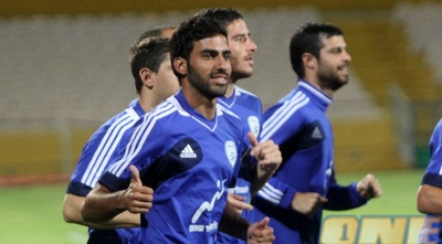 אופיר דוידזאדה סופג את האווירה בנבחרת (חגי ניזרי)