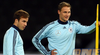 הובדס עם גצה באימון המסכם של גרמניה (GettyImages)