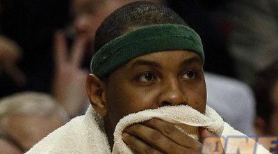 כרמלו אנתוני. הפסד ראשון באולם אותו הוא כל-כך אוהב (רויטרס)