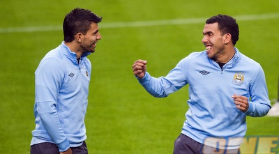 טבז ואגוארו. שוב ישאירו את דזקו על הספסל (רויטרס)