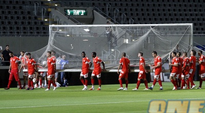 שחקני הפועל באימון המסכם (יוסי ציפקיס)