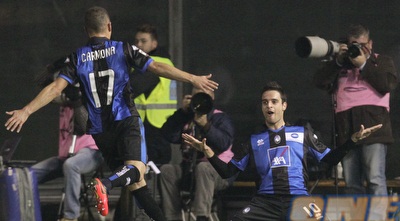 בונאבנטורה חוגג את השער לרשת של אינטר (רויטרס)