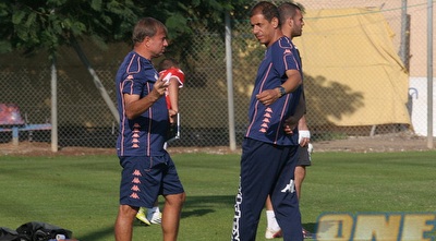 שמעון ביטון ואלישע לוי. המאמן: &qout;מקווים שהימים יעברו מהר&qout; (ליאור טימור)