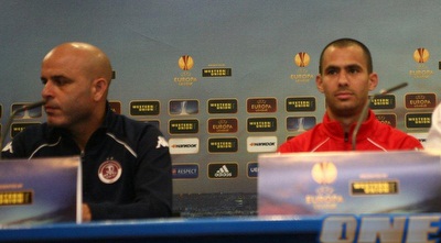 גילי ורמוט ויוסי אבוקסיס (צביקה הלפרין, אתר הפועל ת&qout;א)