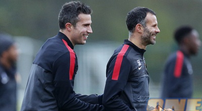 גיגס עם ואן פרסי. זאהה מתרגש (רויטרס)