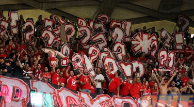 אוהדי הפועל ת&qout;א בנוקיה (שי לוי)