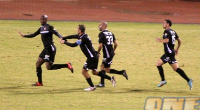 אוננגה חוגג. השער שלו לא הספיק (חגי ניזרי)