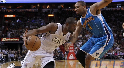 דוויין ווייד בלבן-לבן לא סופר את ההורנטס (רויטרס)