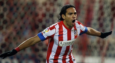 רדאמל פלקאו חוגג מול דפרטיבו (רויטרס) רדאמל פלקאו חוגג מול דפרטיבו (רויטרס)