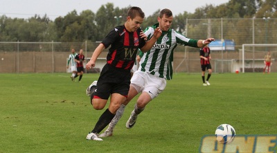 אמרי זייד נאבק על הכדור. ישחק בלאומית (עמית מצפה)