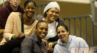 שחקניות ליגת העל לנשים הגיעו לראות כדורסל טוב (חגי ניזרי)