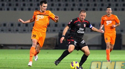 מרינקוביץ´ שומר על קשר עין עם הכדור שאצל חאלד חלאילה (שי לוי)