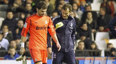 קסיאס יורד מהמגרש פצוע (רויטרס)