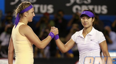 אזרנקה ונה לי נפרדות בסיום (רויטרס)