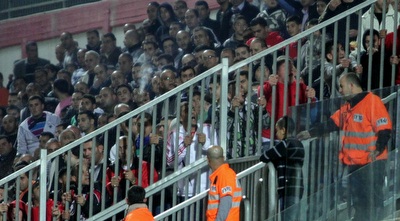 אוהדי סכנין זועמים (יניב גונן)