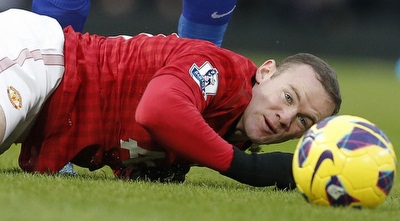 וויין רוני. גם הוא לא זכה למנוחה מול אברטון (רויטרס)