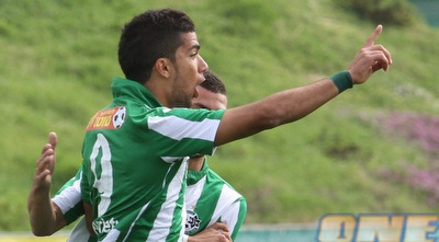 שובל גוזלן חוגג את שערו ה-18 העונה בליגה (עמית מצפה) שובל גוזלן חוגג את שערו ה-18 העונה בליגה (עמית מצפה)