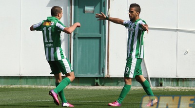 שובל גוזלן חוגג את הרביעי עם המבשל דור כוכב (עמית מצפה) שובל גוזלן חוגג את הרביעי עם המבשל דור כוכב (עמית מצפה)