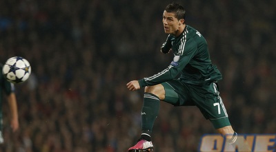 כריסטיאנו רונאלדו. עדיין עם נעליו הישנות (רויטרס) כריסטיאנו רונאלדו. עדיין עם נעליו הישנות (רויטרס)