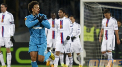 ויטסל חוגג. שער שלא הספיק (רויטרס) ויטסל חוגג. שער שלא הספיק (רויטרס)