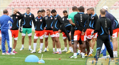 שחקני ב&qout;ש ואלישע באימון (חגי ניזרי)