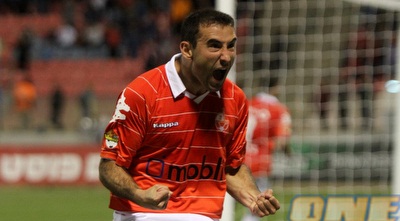 ניקולס פלצ´וק חוגג את שער השוויון של ב&qout;ש (חגי ניזרי) ניקולס פלצ´וק חוגג את שער השוויון של ב&qout;ש (חגי ניזרי)