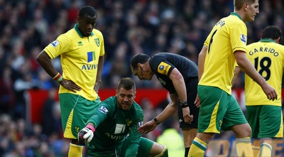 באן. נוריץ´ הצליחה לסחוט נקודה בלעדיו (רויטרס) באן. נוריץ´ הצליחה לסחוט נקודה בלעדיו (רויטרס)