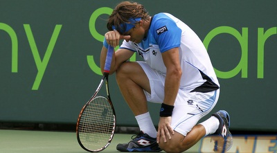 דוד פרר מאוכזב. הפסד מפתיע בסין (רויטרס) דוד פרר מאוכזב. הפסד מפתיע בסין (רויטרס)