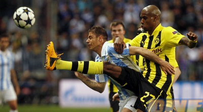 פליפה סנטנה מנסה להגיע לפני חואקין (רויטרס)