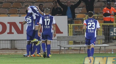 שחקני ק&qout;ש חוגגים שוויון (עמית מצפה)