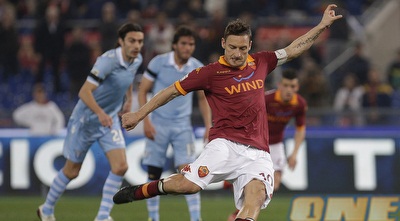 יפגוש את לאציו לדרבי כבר במחזור השלישי. פרנצ´סקו טוטי (רויטרס) יפגוש את לאציו לדרבי כבר במחזור השלישי. פרנצ´סקו טוטי (רויטרס)