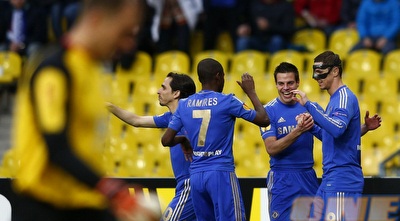 טורס, בניון, אספיליקואטה וראמירז חוגגים (רויטרס)