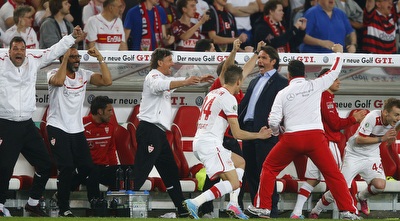 ספסל שטוטגרט בטירוף (רויטרס)