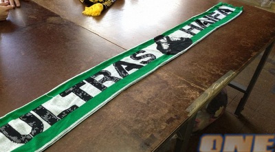 צעיף מזויף של מכבי חיפה (אתר מכבי חיפה) 