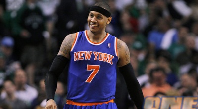 כרמלו אנתוני מחויך  (רויטרס)