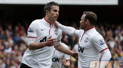 רוני מברך את ואן פרסי (רויטרס)